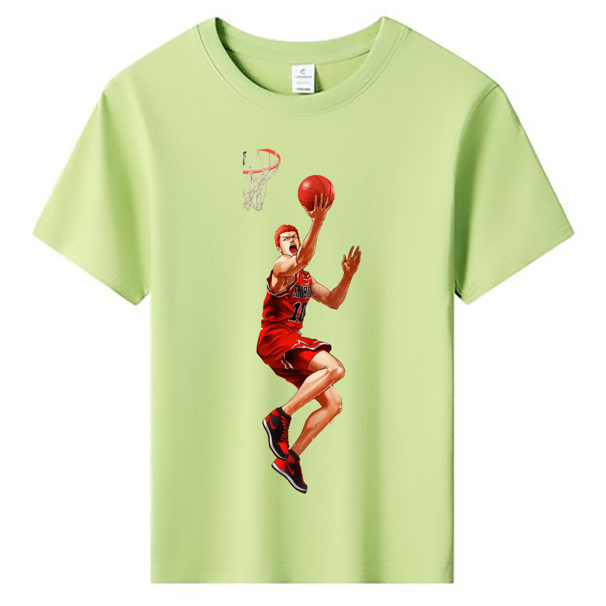 （画像用） SLAM DUNK／スラムダンク 綿100％キッズTシャツ（フロントプリント）